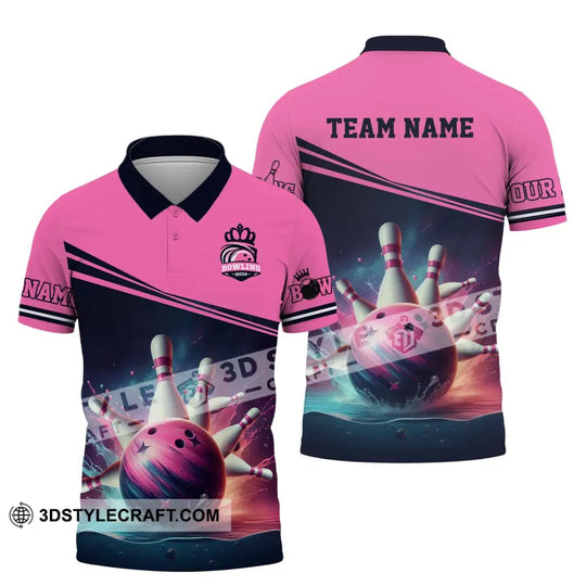 Woman Shirt - Custom Name Shirt, Bowling Shirt - Gift for Bowling Lovers style option 4