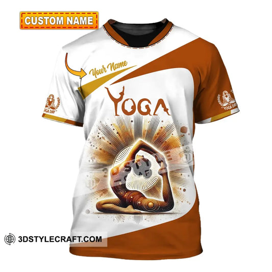 Woman Shirt Custom Name Yoga T-Shirt Hoodie Long Sleeve Gift For Lover T-Shirt