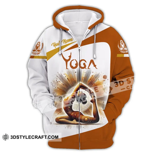 Woman Shirt, Custom Name Yoga Shirt, Yoga T-Shirt Hoodie Long Sleeve Shirt, Gift for Yoga Lover style option 3