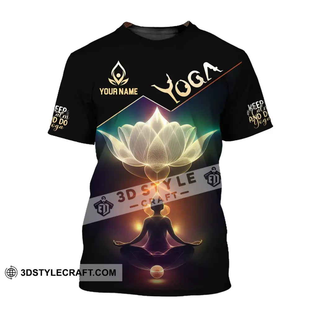 Woman Shirt Custom Name Yoga T-Shirt Hoodie Long Sleeve / S T-Shirt