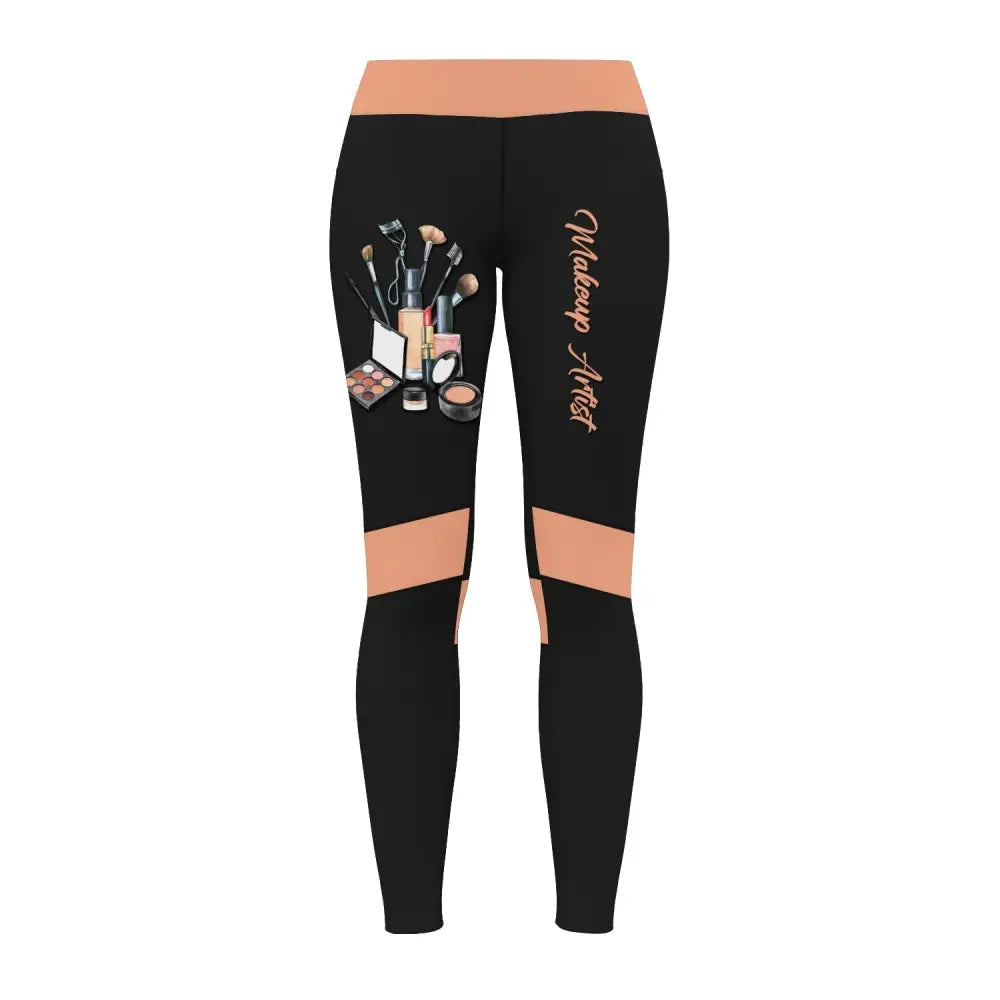 Women Clothing Makeup Artist Sportwear Legging Pants For