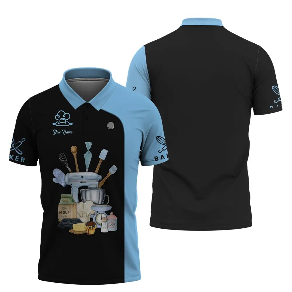 Women Shirt Baking Lover Baker Hoodie Sportwear Polo / S T-Shirt