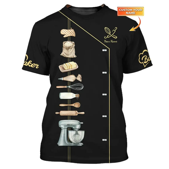 Women Shirt, Baking Lover Shirt, Baker Hoodie, Baker Sportwear style option 1