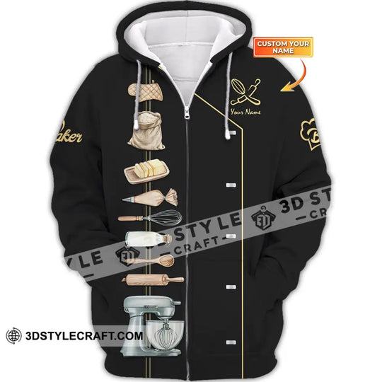 Women Shirt, Baking Lover Shirt, Baker Hoodie, Baker Sportwear style option 2