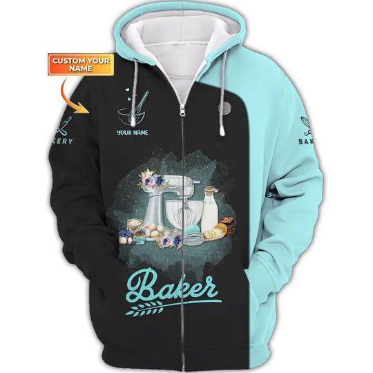 Women Shirt, Baking Lover Shirt, Baker Hoodie, Baker Sportwear style option 2
