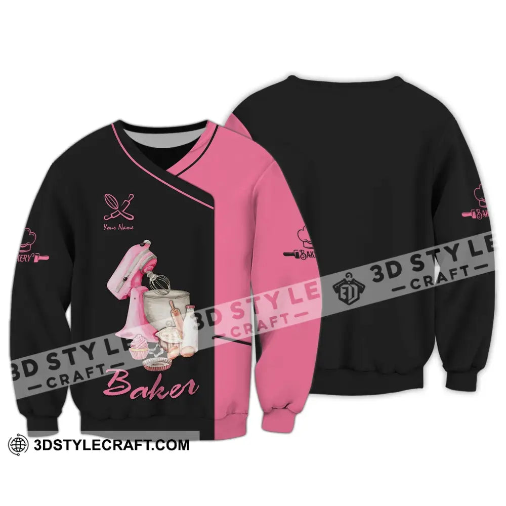 Women Shirt Baking Lover Baker Sportwear Long Sleeve / S T-Shirt