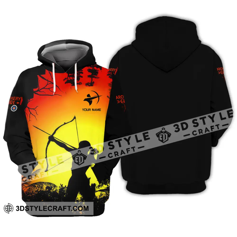Women Shirt - Custom Archery Girl Lover Archery Player Shirt Hoodie / S T-shirt
