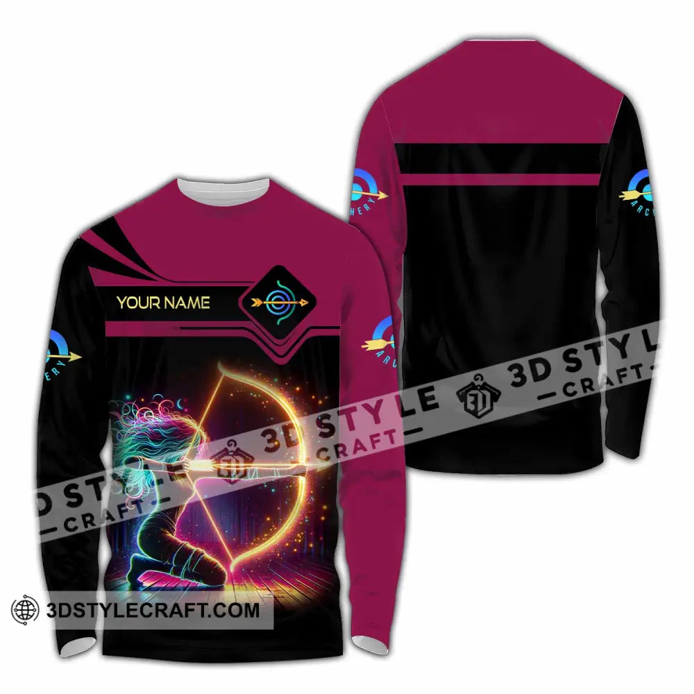 Women Shirt Custom Archery Shirt Long Sleeve Shirt / S T shirt