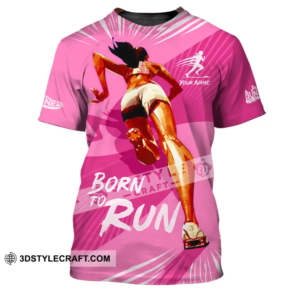 Women Shirt - Custom Born To Run Shirt - T-Shirt / S - T-shirt
