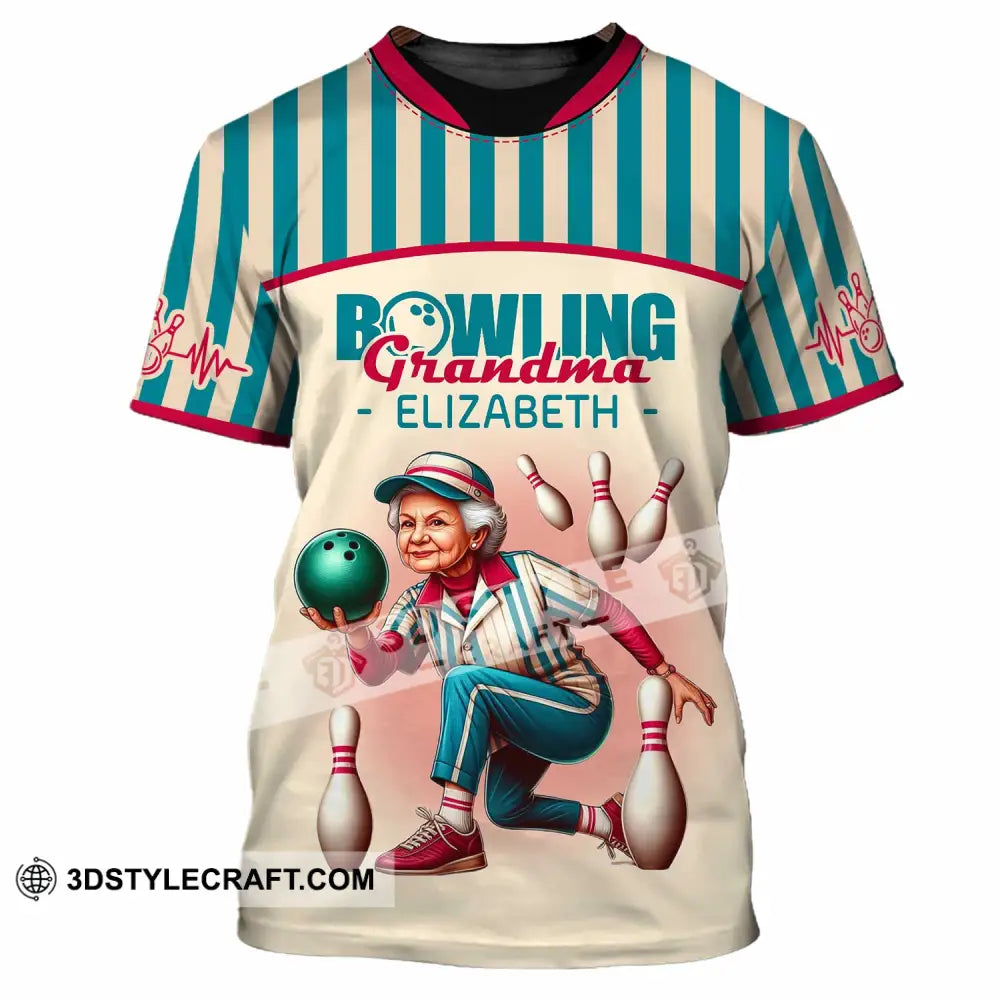 Women Shirt - Custom Bowling Grandma Shirt T-Shirt / S T-shirt