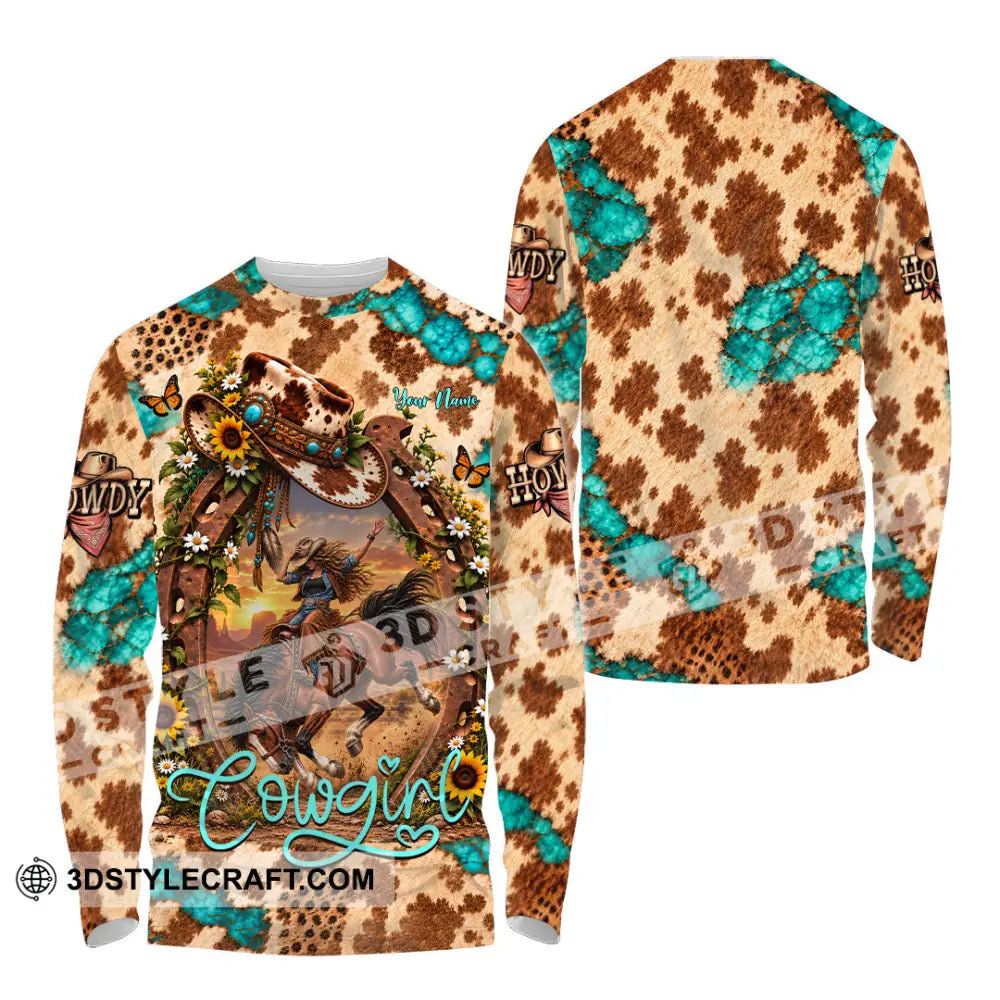 Women Shirt - Custom Cowgirl Shirt - Long Sleeve Shirt / S - T-shirt