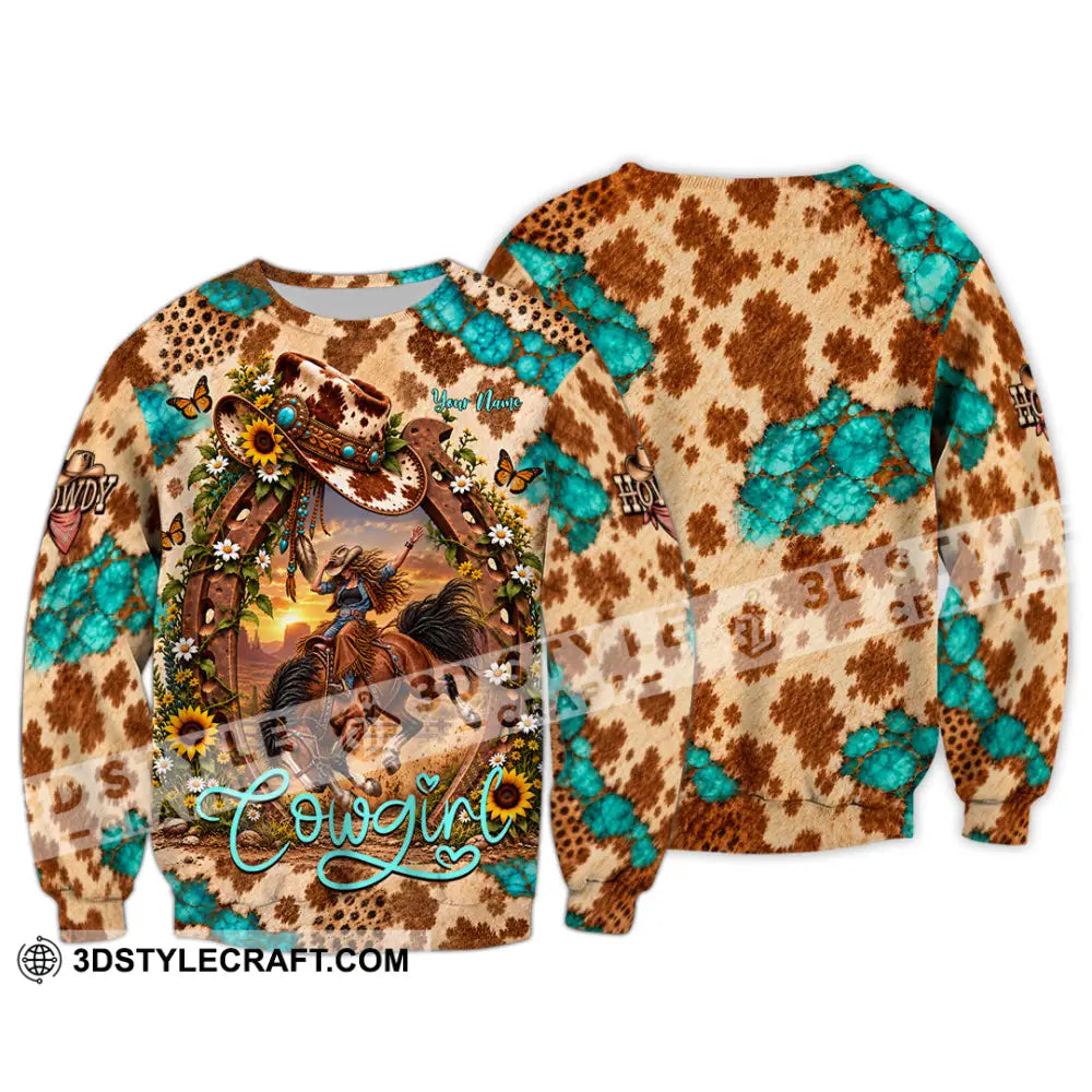 Women Shirt - Custom Cowgirl Shirt - Long Sleeve / S - T-shirt