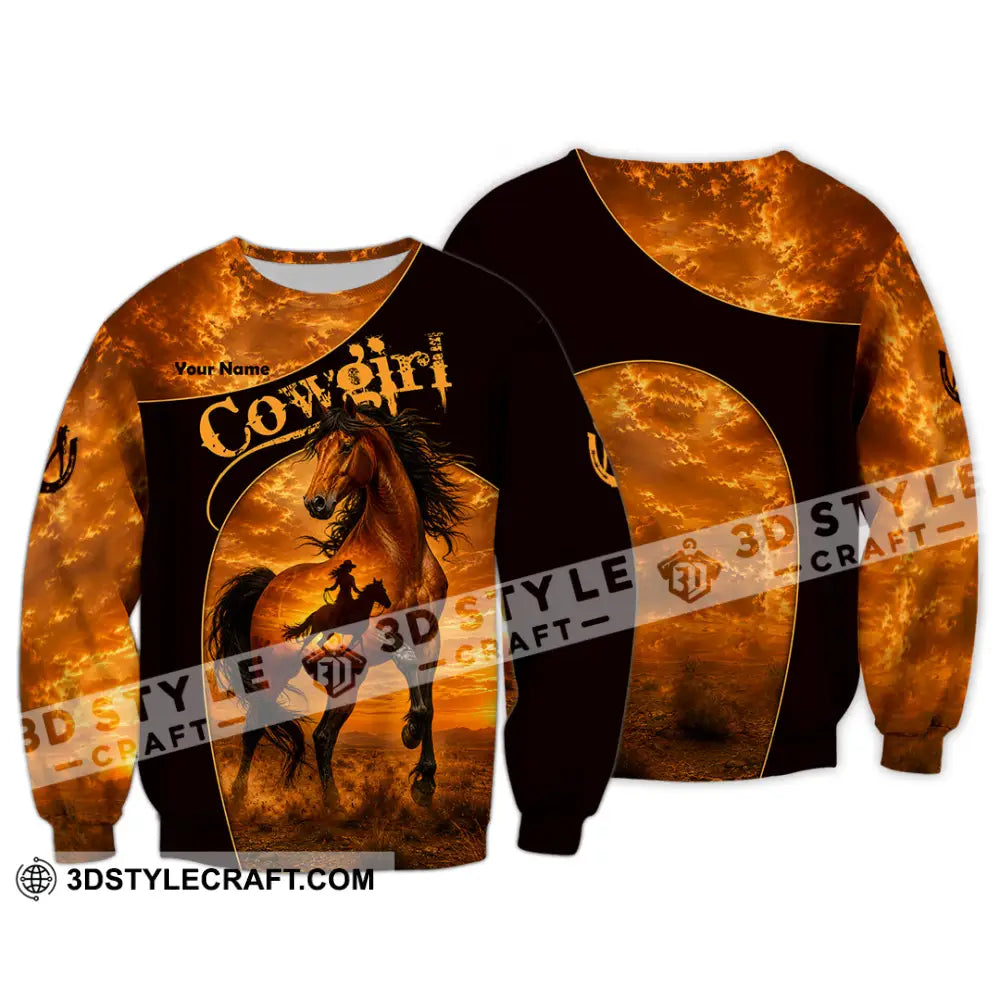 Women Shirt - Custom Cowgirl Shirt - Long Sleeve / S - T-shirt