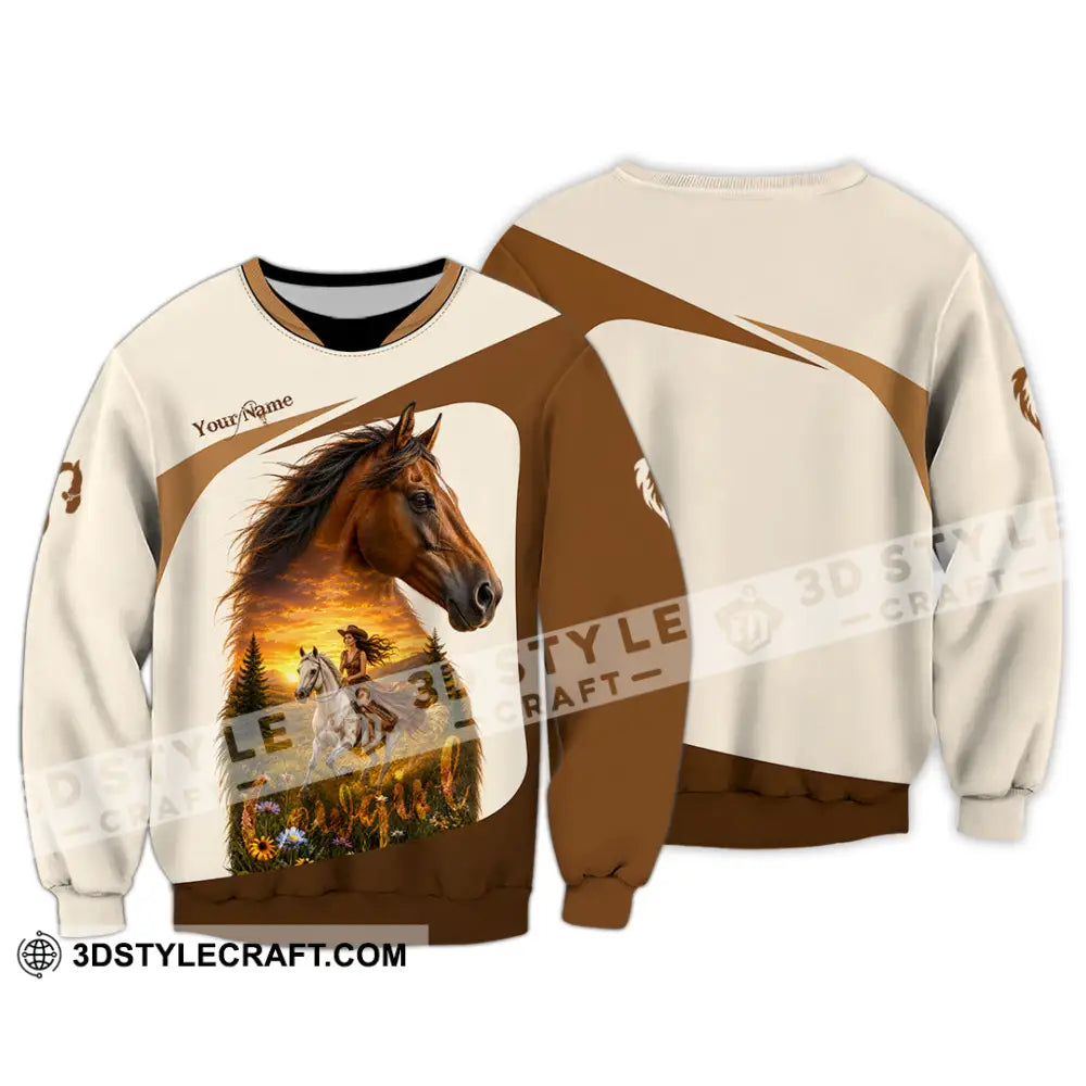 Women Shirt - Custom Cowgirl Shirt - Long Sleeve / S - T-shirt