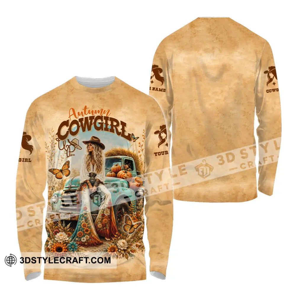 Women Shirt - Custom Cowgirl Shirt - Long Sleeve Shirt / S - T-shirt