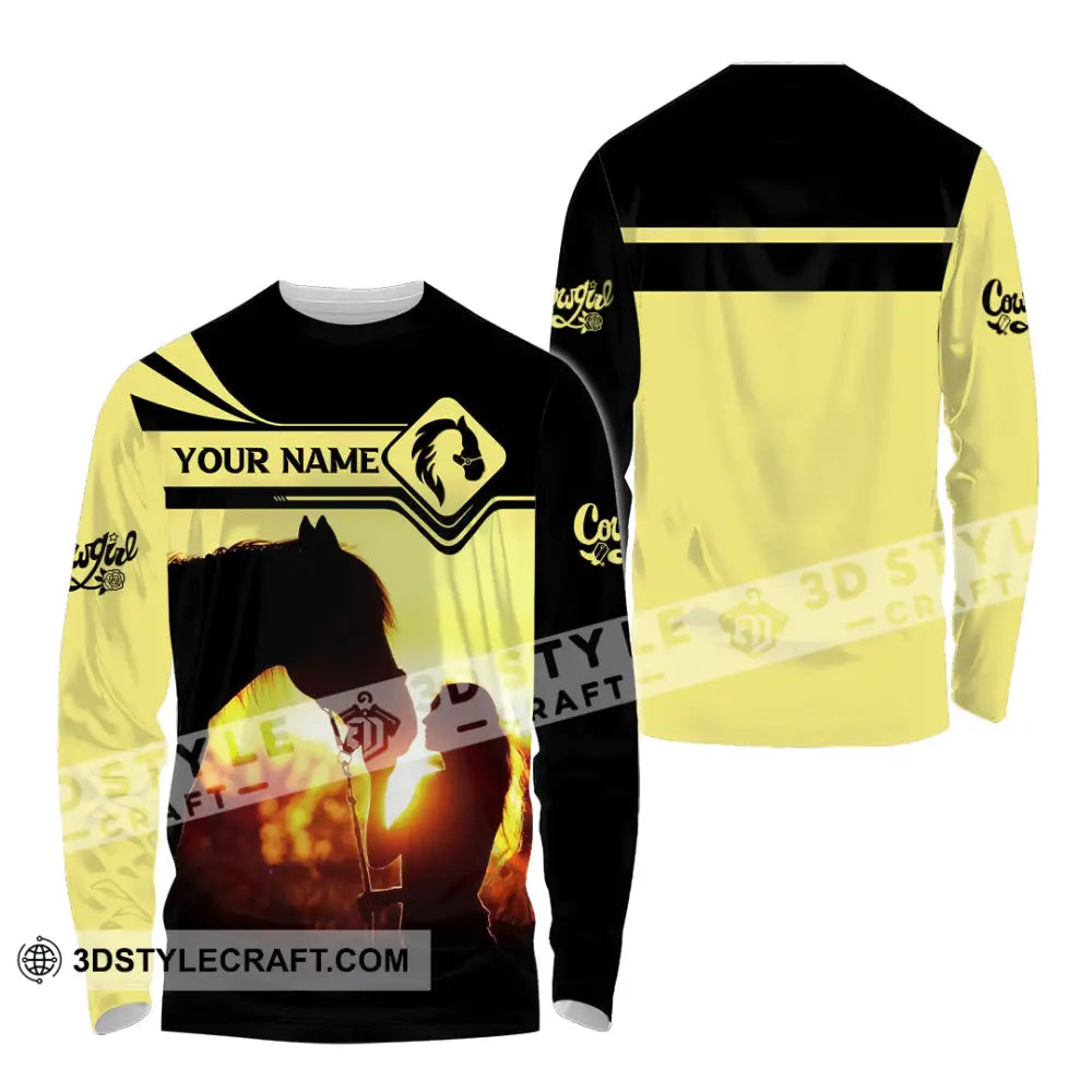 Women Shirt - Custom Cowgirl Shirt - Long Sleeve Shirt / S - T-shirt