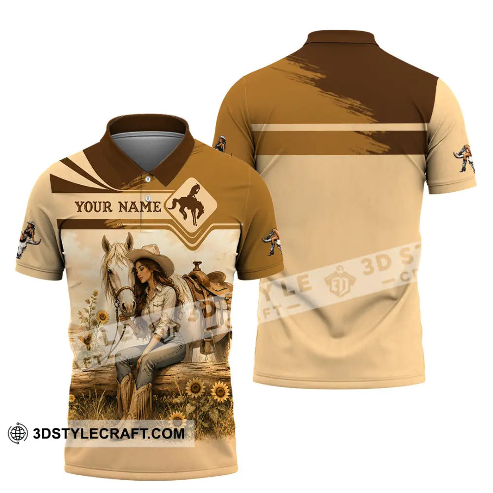 Women Shirt - Custom Cowgirl Shirt - Polo Shirt / S - T-shirt
