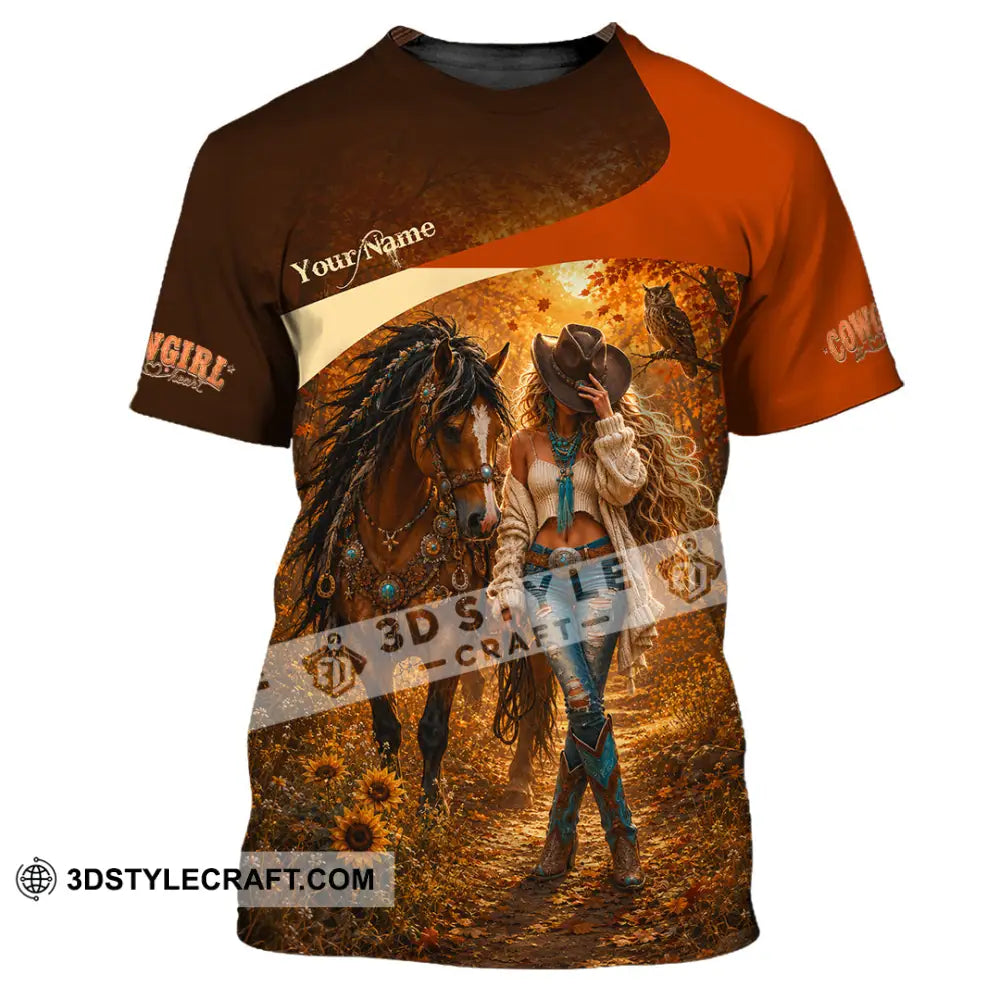 Women Shirt - Custom Cowgirl Shirt - T-Shirt / S - T-shirt