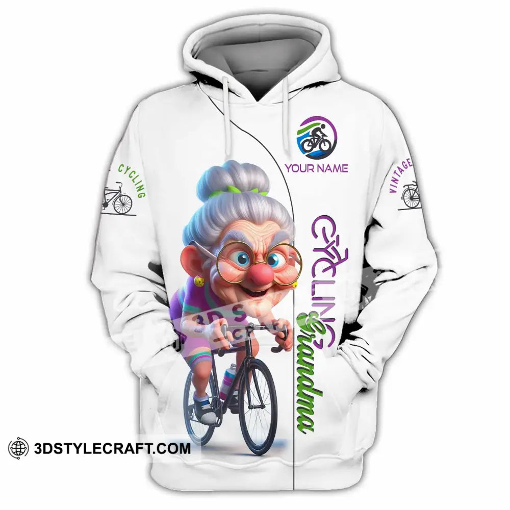 Women Shirt - Custom Cycling Grandma Sports Shirt Hoodie / S T-shirt