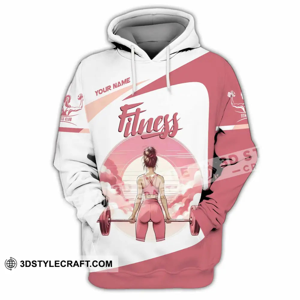 Women Shirt Custom Fitness Lover Shirt Hoodie / S T shirt