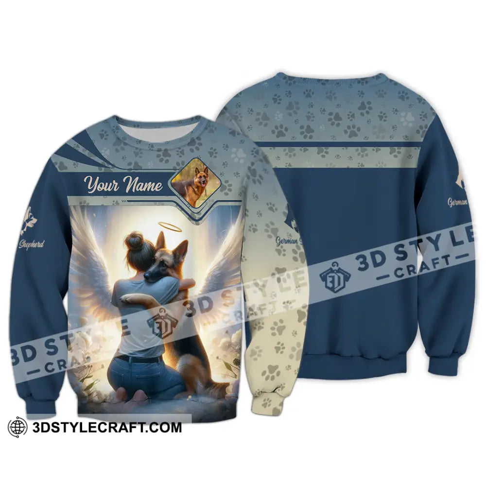 Women Shirt - Custom German Shepherd Shirt Long Sleeve / S T-shirt