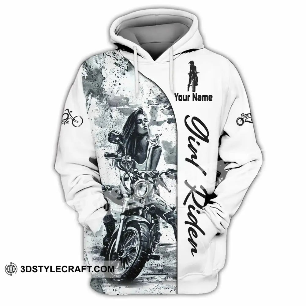 Women Shirt - Custom Girl Rider Shirt - Hoodie / S - T-shirt