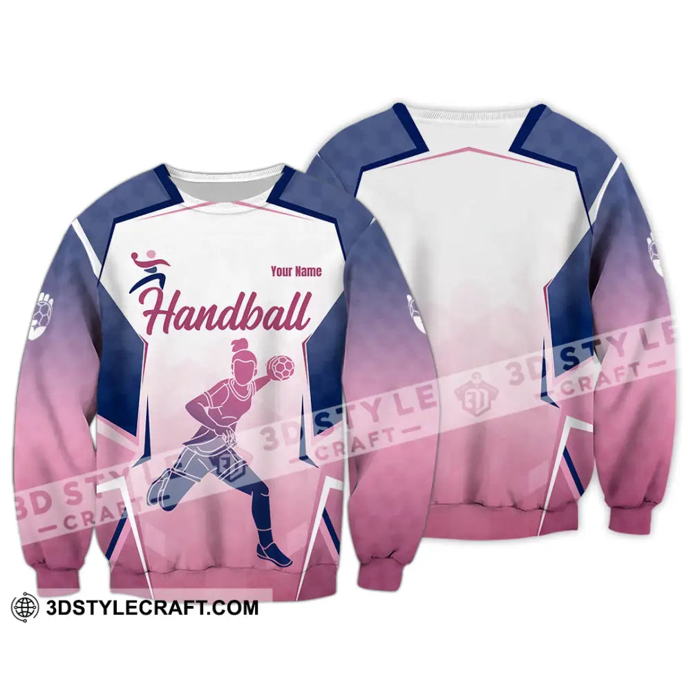 Women Shirt - Custom Handball 3D Shirt - Long Sleeve / S - T-shirt