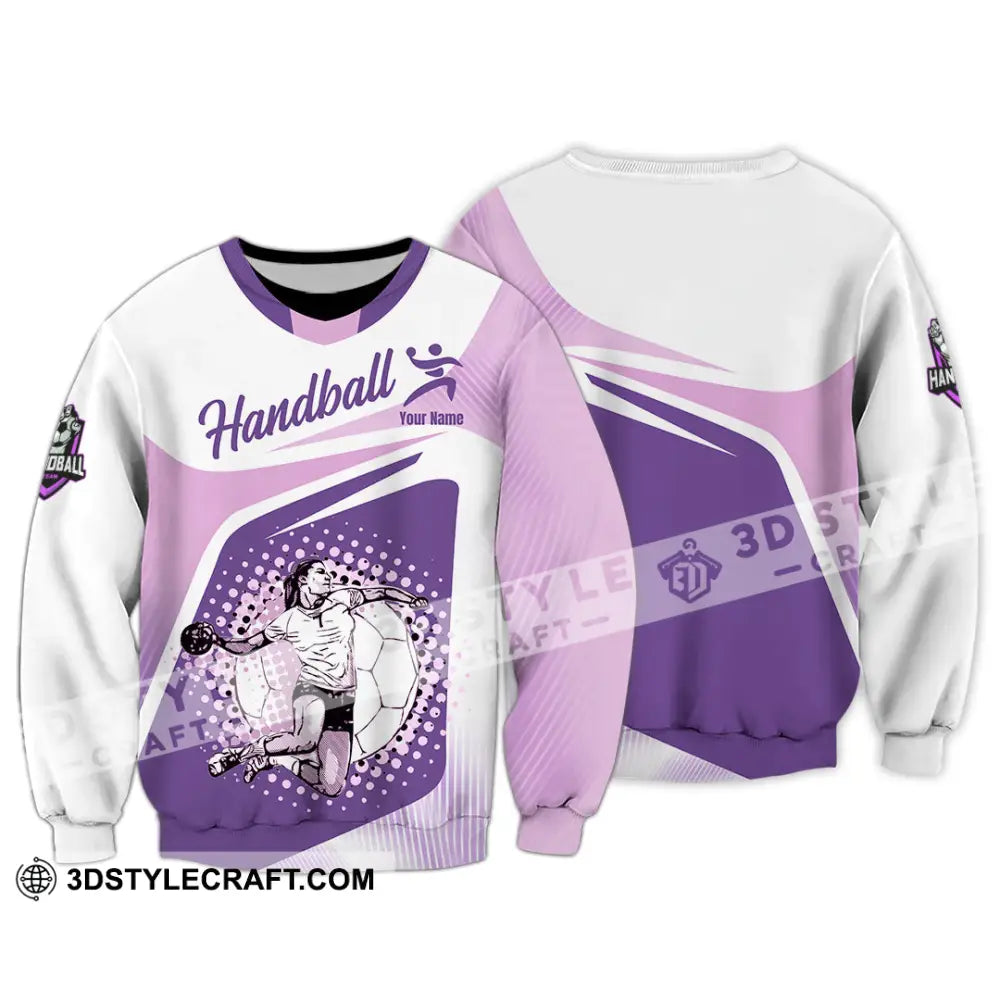Women Shirt - Custom Handball 3D Shirt - Long Sleeve / S - T-shirt