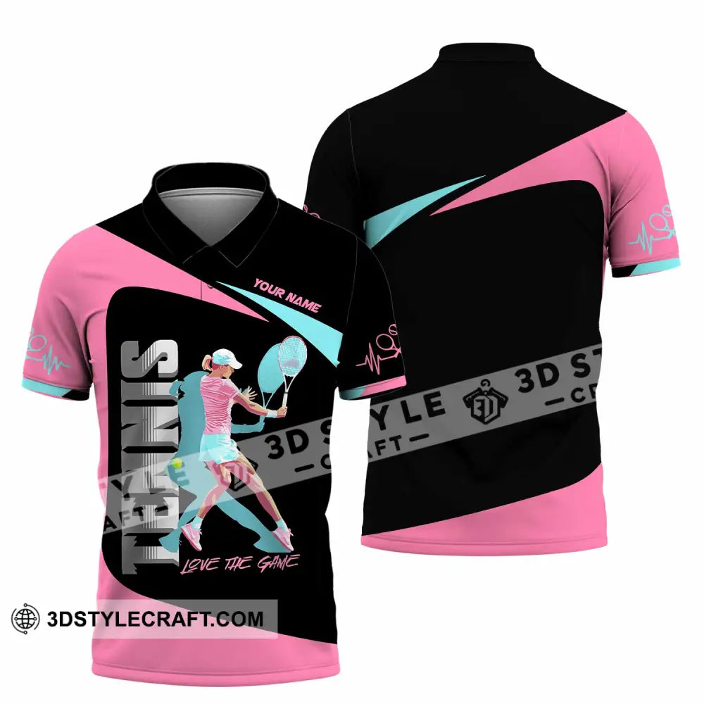 Women Shirt - Custom Love The Game Tennis Lover Shirt Polo Shirt / S T-shirt