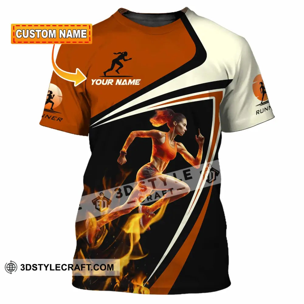 Women Shirt - Custom Running Women Runner Shirt T-shirt