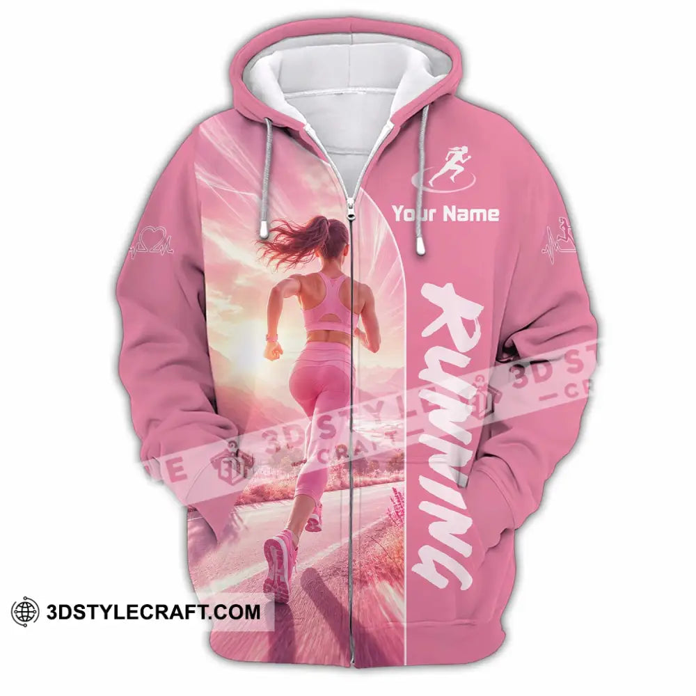 Women Shirt - Custom Running Shirt - Zipper Hoodie / S - T-shirt