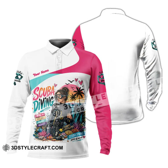 Women Shirt - Custom Scuba Diving Shirt style option 4