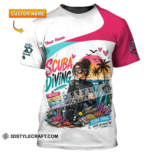Women Shirt - Custom Scuba Diving Shirt - T-shirt