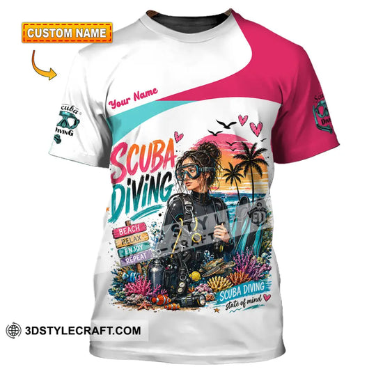 Women Shirt - Custom Scuba Diving Shirt style option 1