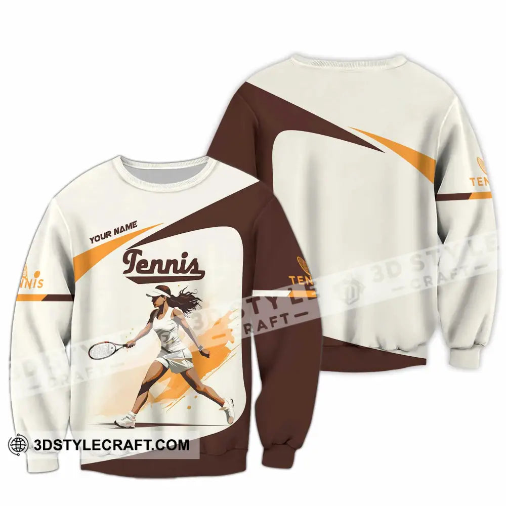 Women Shirt Custom Tennis Shirt Long Sleeve / S T shirt