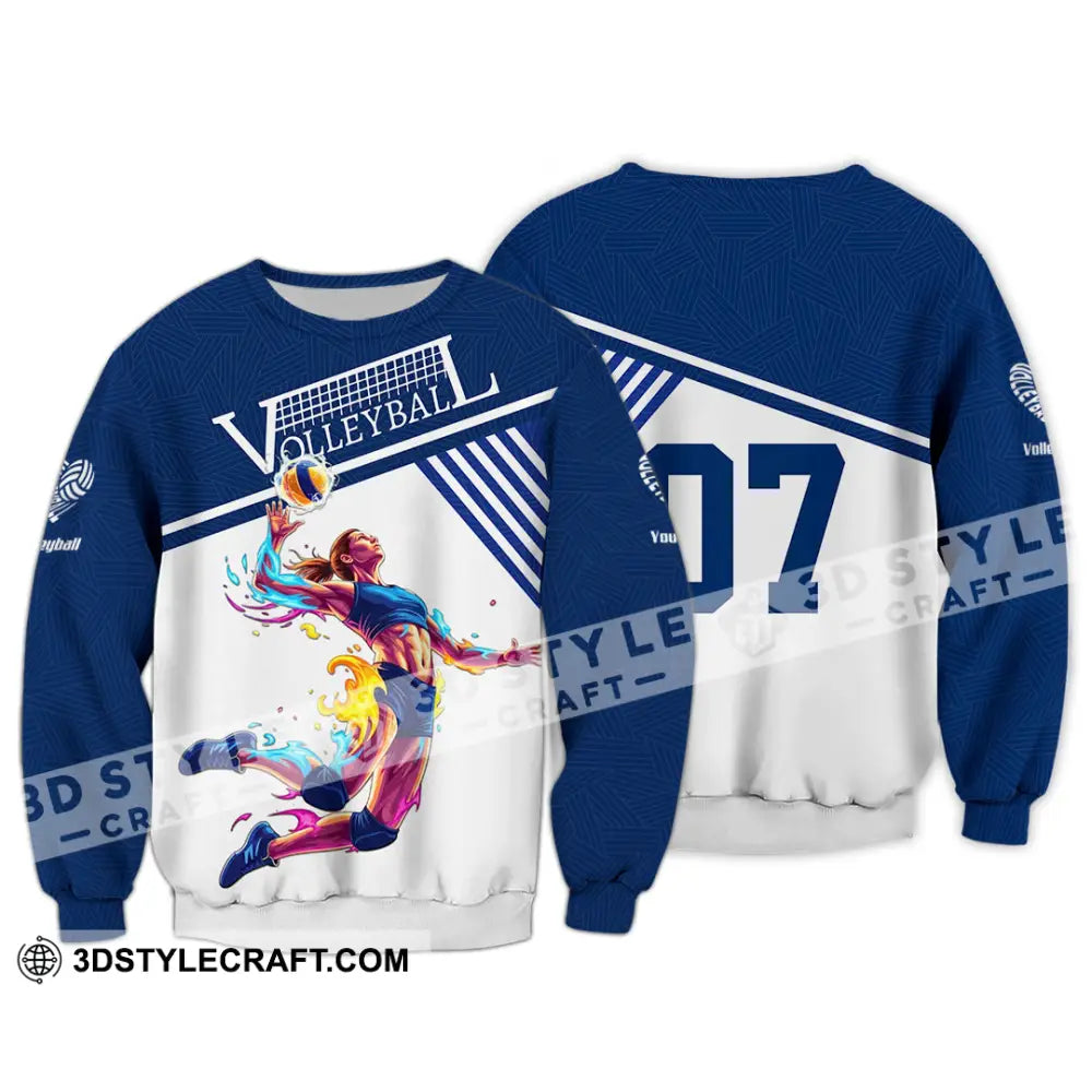 Women Shirt - Custom Volleyball Player Sport Shirt Long Sleeve / S T-shirt