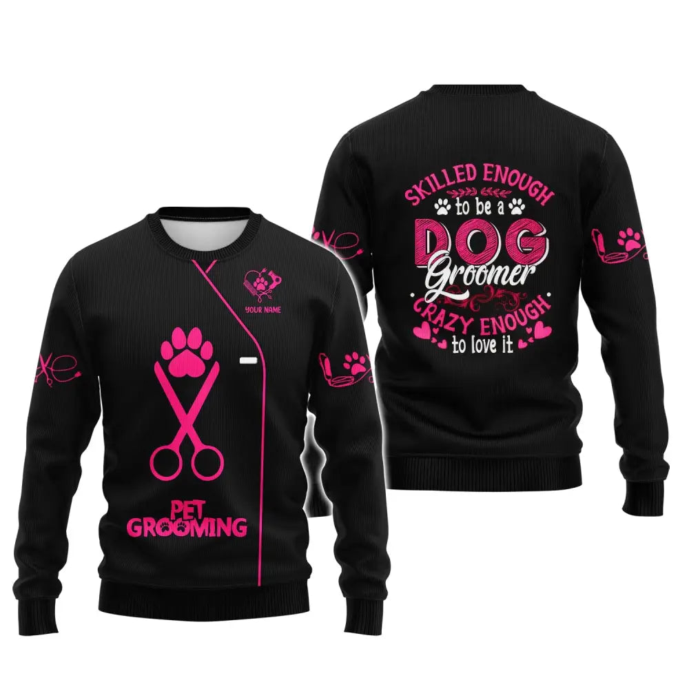 Women Shirt Groomer Life Hoodie Sportwear T-Shirt