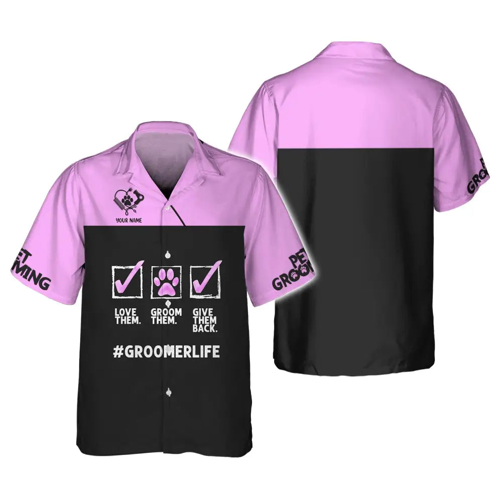 Women Shirt Groomer Life Hoodie Sportwear T-Shirt