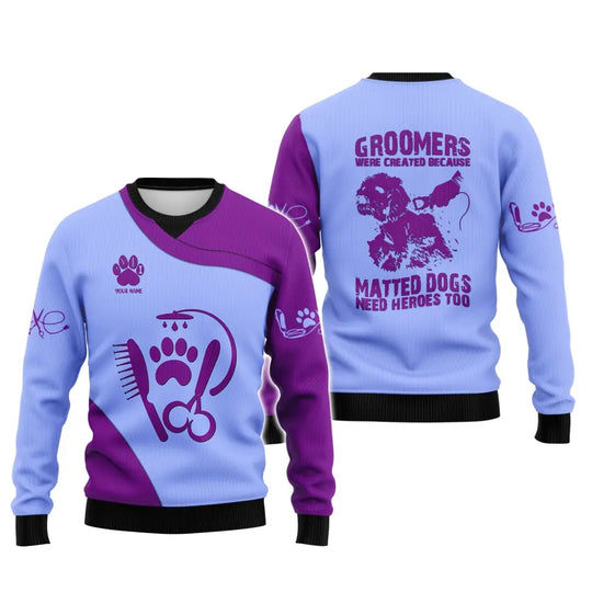 Women Shirt, Groomer Life Shirt, Groomer Hoodie, Groomer Sportwear style option 4
