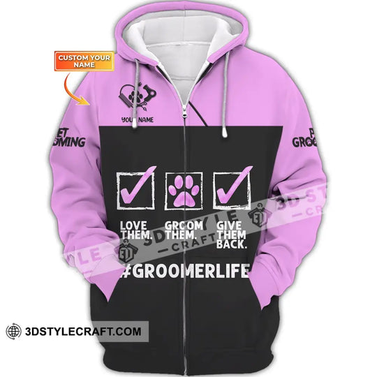 Women Shirt, Groomer Life Shirt, Groomer Hoodie, Groomer Sportwear style option 2