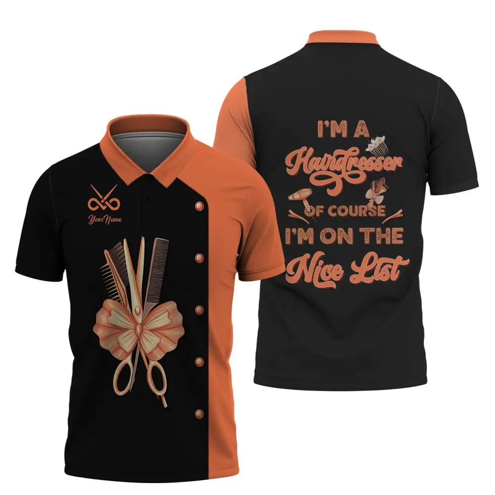 Women Shirt Hair Stylist Hairdresser Hoodie Sportwear Polo / S T-Shirt