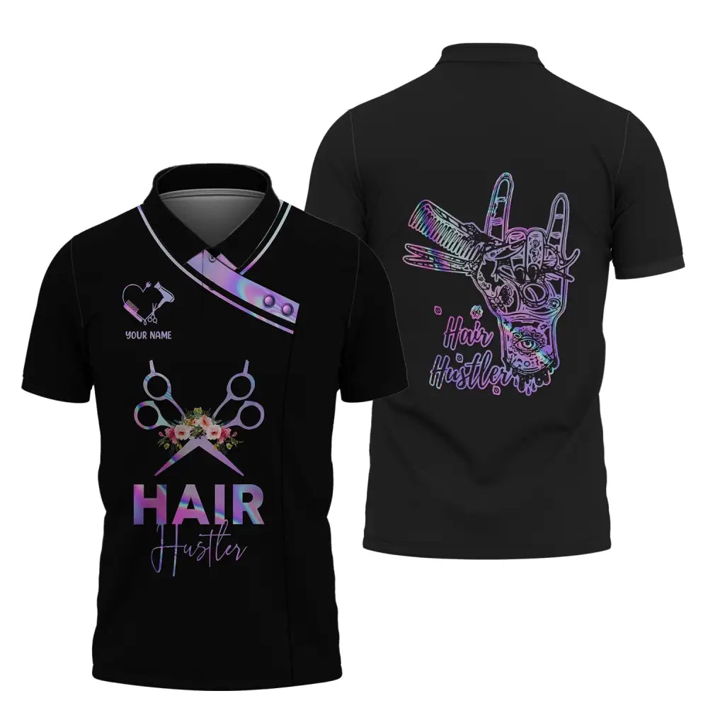 Women Shirt Hair Stylist Hairdresser Hoodie Sportwear Polo / S T-Shirt