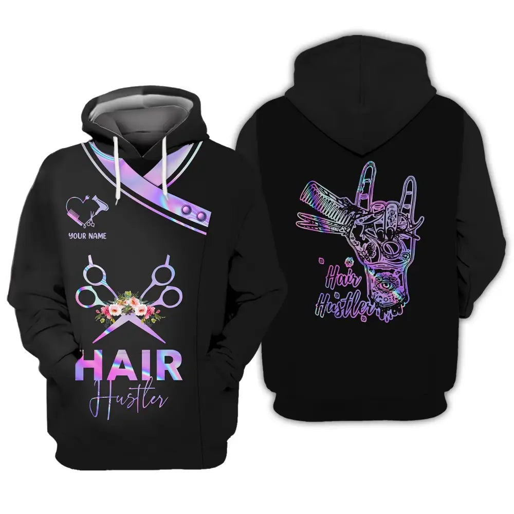 Women Shirt Hair Stylist Hairdresser Hoodie Sportwear / S T-Shirt