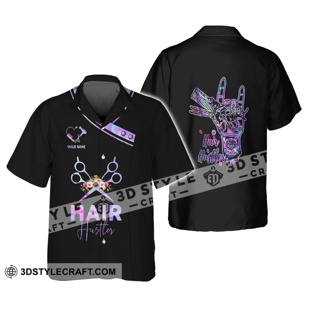 Women Shirt Hair Stylist Hairdresser Hoodie Sportwear T-Shirt