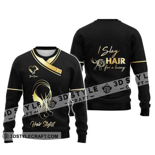 Women Shirt, Hair Stylist Shirt, Hairdresser Hoodie, Hairdresser Sportwear style option 4