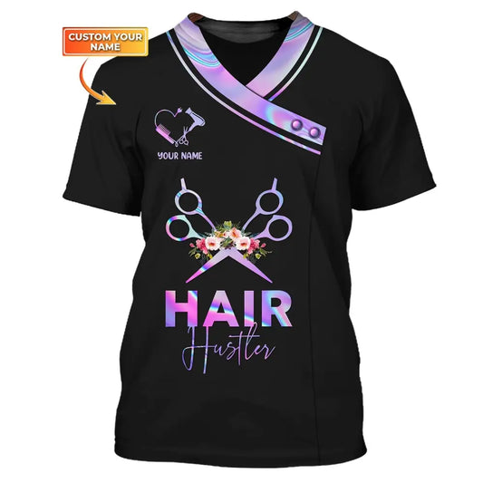 Women Shirt Hair Stylist Hairdresser Hoodie Sportwear T-Shirt / S