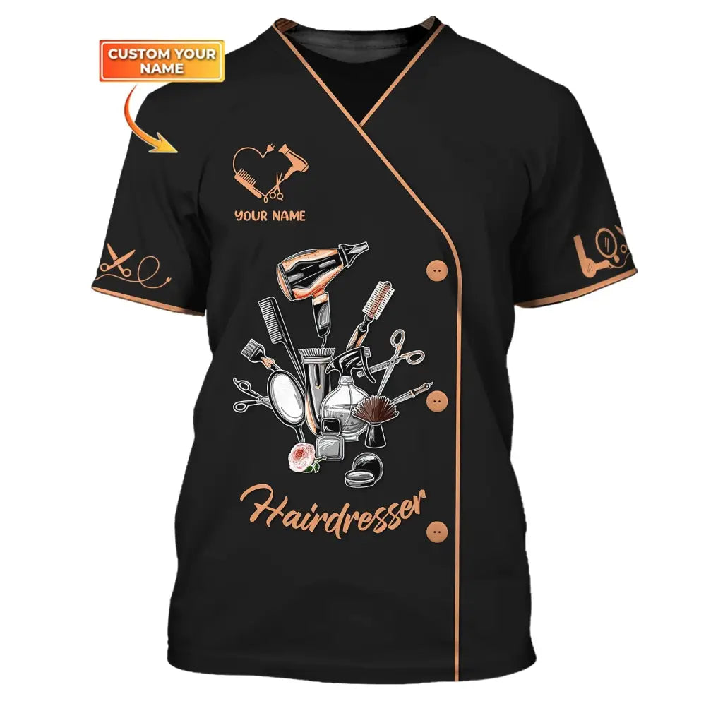 Women Shirt Hair Stylist Hairdresser Hoodie Sportwear T-Shirt / S