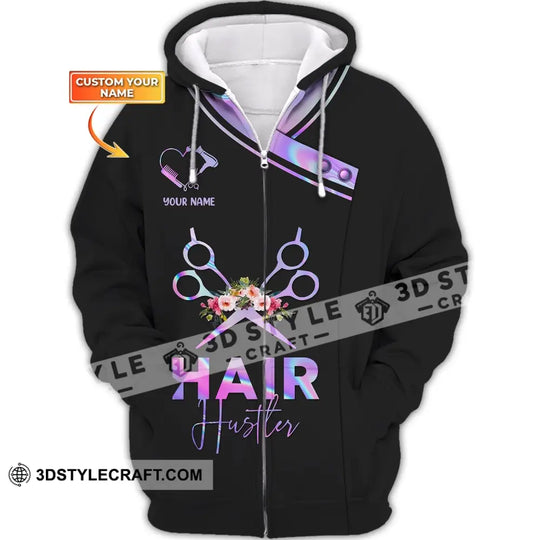 Women Shirt, Hair Stylist Shirt, Hairdresser Hoodie, Hairdresser Sportwear style option 2