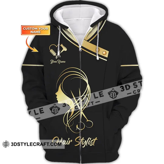 Women Shirt, Hair Stylist Shirt, Hairdresser Hoodie, Hairdresser Sportwear style option 2