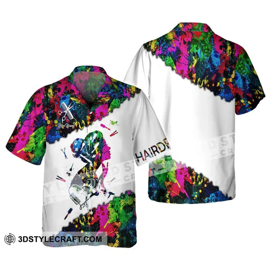 Women Shirt, Hair Stylist Shirt, Hairdresser Sportwear style option 3
